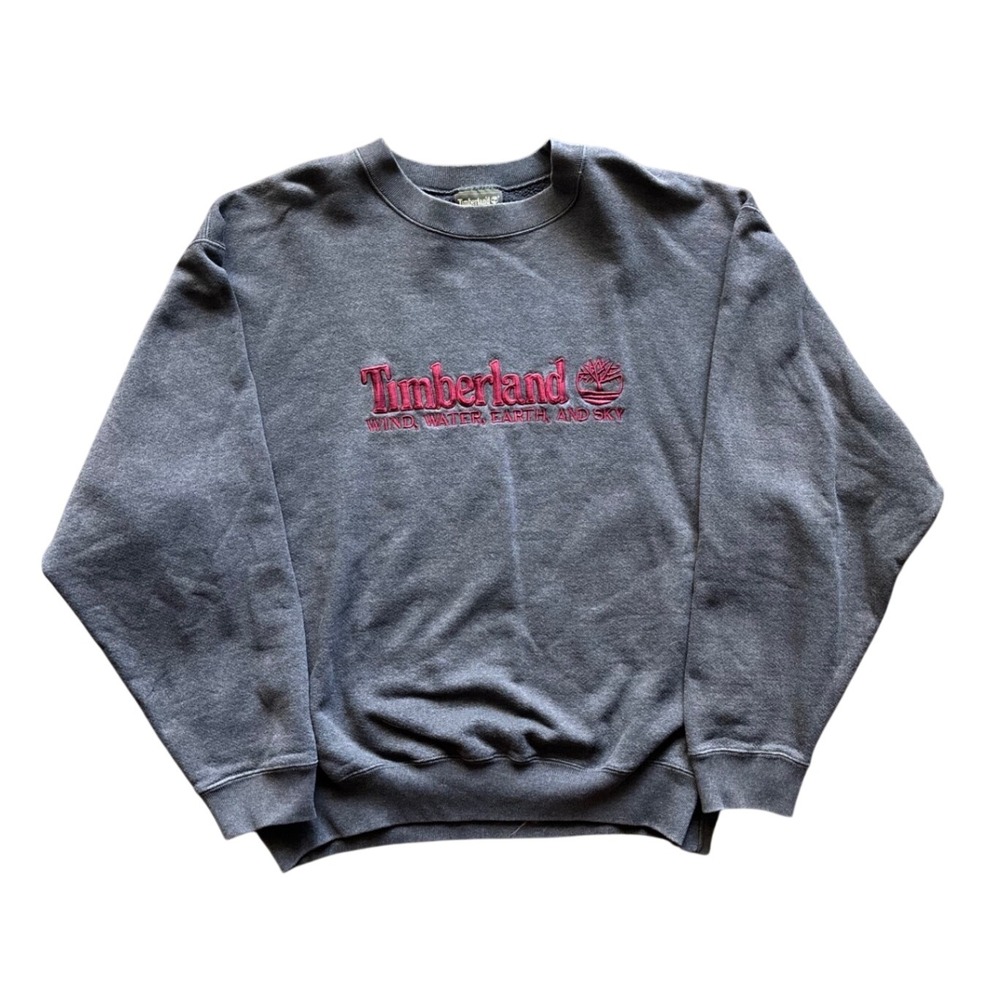 Vintage Timberland Weathergear Wind Water Earth Sky Crewneck Size XL